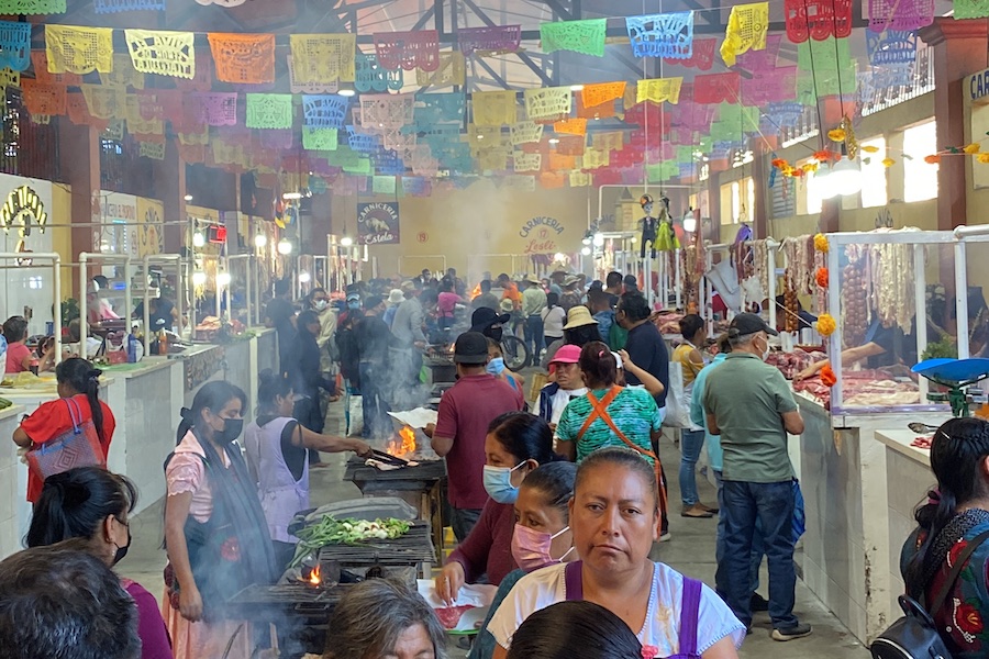 Días de plaza y mercados tradicionales en Oaxaca
