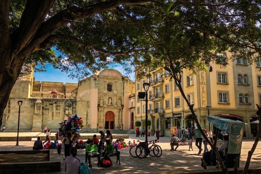 Zócalo de Oaxaca y Catedral Metropolitana